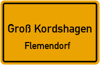 Karniner Weg in Groß KordshagenFlemendorf