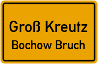 Bruchweg in Groß KreutzBochow Bruch