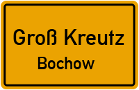 Bochower Dorfstraße in Groß KreutzBochow