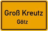 Deetzer Weg in Groß KreutzGötz