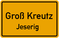 Damsdorfer Weg in Groß KreutzJeserig