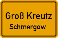 Schmiedegasse in Groß KreutzSchmergow