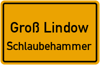 We Schlaubehammer Wasser-Siedlung in Groß LindowSchlaubehammer