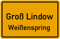 Wochenendsiedlung Weißenspring I in Groß LindowWeißenspring