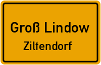 Wiesenauer Straße in Groß LindowZiltendorf