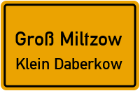Voigtsdorfer Weg in Groß MiltzowKlein Daberkow