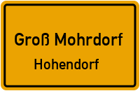 Klausdorfer Weg in 18445 Groß Mohrdorf (Hohendorf)