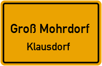 Neuer Weg in Groß MohrdorfKlausdorf