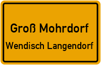 Boddenweg in Groß MohrdorfWendisch Langendorf