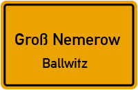 Kastanienweg in Groß NemerowBallwitz