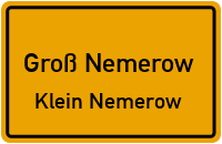 Friedhofsweg in Groß NemerowKlein Nemerow