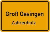 Straßenverzeichnis Groß Oesingen Zahrenholz
