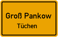 Tüchener Hauptstraße in Groß PankowTüchen