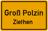 Straßen in Groß Polzin Ziethen