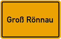 City Sign Groß Rönnau