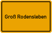 City Sign Groß Rodensleben