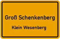 Hauptstraße in Groß SchenkenbergKlein Wesenberg