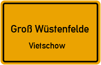 Kleinbahnweg in Groß WüstenfeldeVietschow
