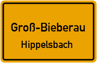 Ortsstraße in Groß-BieberauHippelsbach