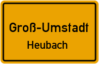 August-Bebel-Platz in Groß-UmstadtHeubach