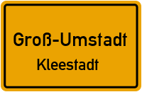 Dieburger Weg in 64823 Groß-Umstadt (Kleestadt)