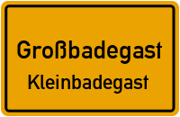 August-Bebel-Straße in GroßbadegastKleinbadegast