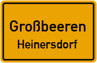 Heinersdorfer Straße in GroßbeerenHeinersdorf