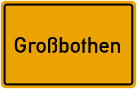 City Sign Großbothen
