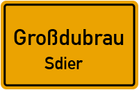 Bad Muskauer Straße in GroßdubrauSdier