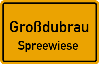 Steinbruchweg in GroßdubrauSpreewiese