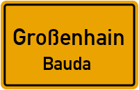 Baudaer Hauptstraße in GroßenhainBauda