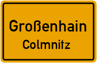 Colmnitzer Dorfstraße in GroßenhainColmnitz