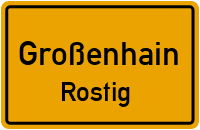 Stadtweg in GroßenhainRostig