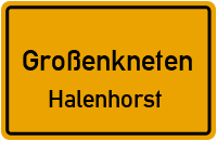 Straßenverzeichnis Großenkneten Halenhorst