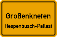 Am Gräberfeld in GroßenknetenHespenbusch-Pallast