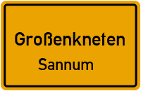 Straßenverzeichnis Großenkneten Sannum