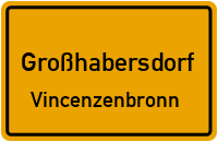 Vincenzenbronner Hauptstraße in GroßhabersdorfVincenzenbronn