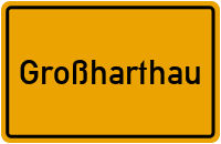 Siedlungsstraße in Großharthau