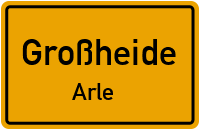 Holunderweg in GroßheideArle