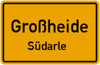 Straßenverzeichnis Großheide Südarle