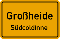 Straßen in Großheide Südcoldinne