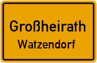 Straßenverzeichnis Großheirath Watzendorf