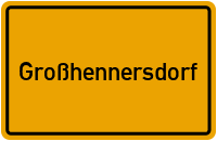 City Sign Großhennersdorf
