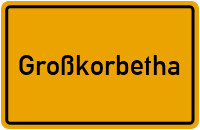 City Sign Großkorbetha