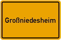 City Sign Großniedesheim