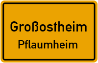 Großostheimer Straße in 63762 Großostheim (Pflaumheim)