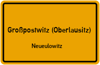 Oppacher Straße in Großpostwitz (Oberlausitz)Neueulowitz
