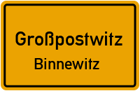 Ebendörfler Straße in GroßpostwitzBinnewitz