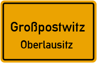City Sign Großpostwitz / Oberlausitz