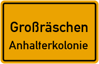 Werner-Seelenbinder-Straße in GroßräschenAnhalterkolonie